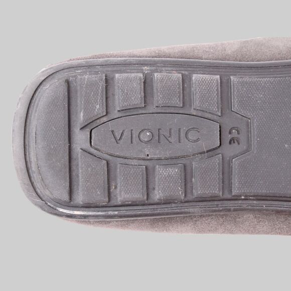 VIONIC Mercer Mason Driving Mocs Leather Loafers in Gray Sz. 11 - Picture 9 of 11